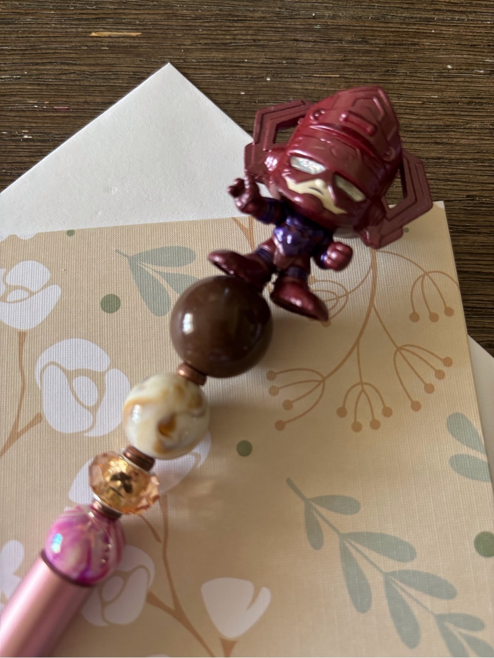 Marvel Doorables: Fantastic 4: Galactus handmade beaded pen